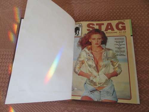 VINTAGE STAG MAGAZINES BOUND TOGETHER IN ONE VOLUME MAR 83 - OCT 83