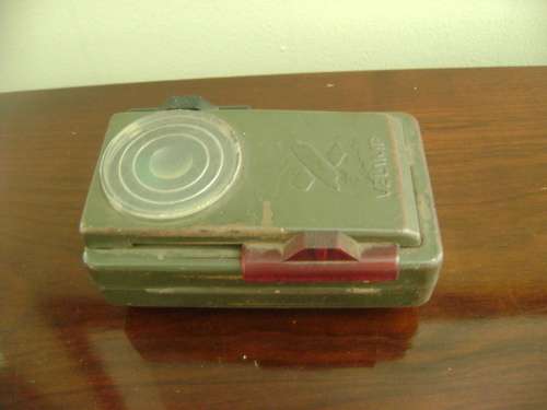 VERY OLD VELAMP - RED AND GREEN FITS ON BELT