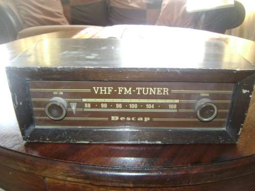OLD DESCAP VHF FM TUNER