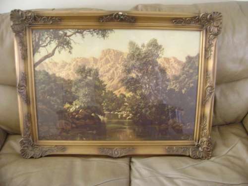 LARGE TINUS DE JONG PRINT IN BEAUTIFULL FRAME