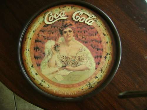 OLD COCO-COLA HANGING MOBILE MADE OF WOOD