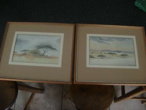 2X WATERCOLOUR PICTURES BY RICHARD RENNIE