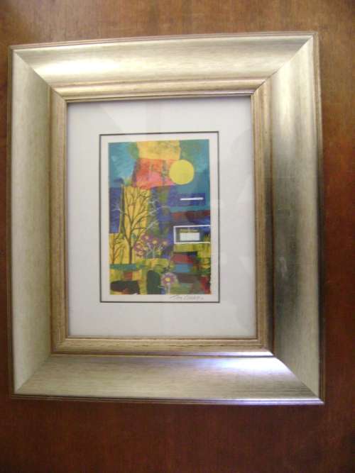 OIL PAINTING ON CARD - BY TIM COOKE