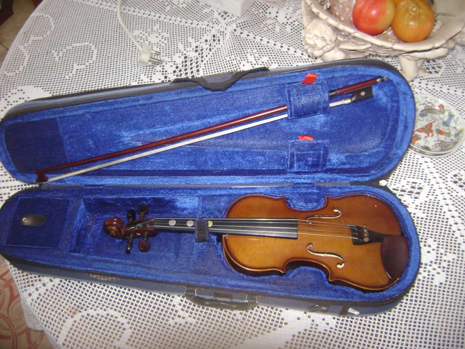 VIOLIN IN CARRY CVASE - STENTER MUSIC CO LTD. - IN GOOD CONDITION