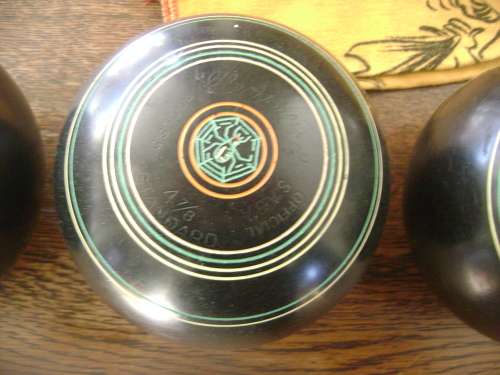 4X BOWLING BALL IN LEATHER CARRY BAGS - SEE PICTURTES