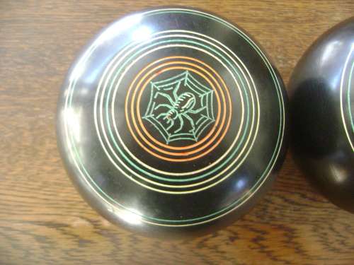 4X BOWLING BALL IN LEATHER CARRY BAGS - SEE PICTURTES