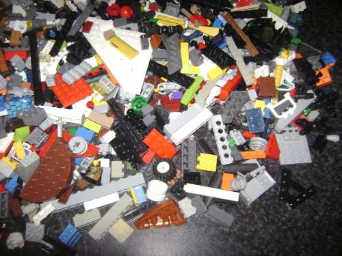 LEGO PIECES PLUS MINUS 1400 PIECES