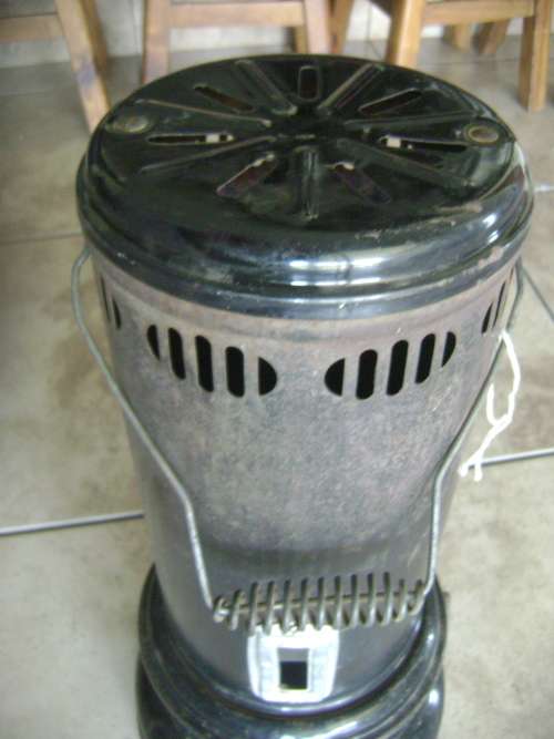 OLD PARAFFIN HEATER - MADE IN ENGLAND