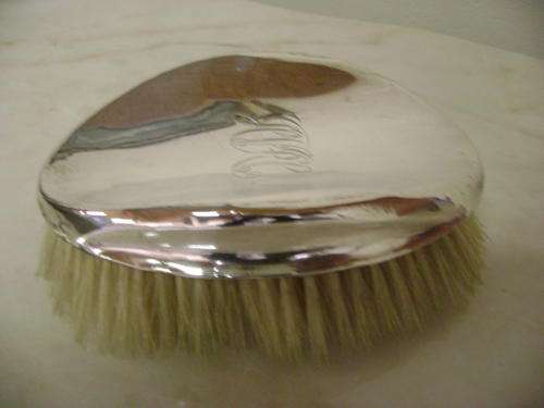 THIS  BIRMINGHAM SILVER BRUSH 1930"S
