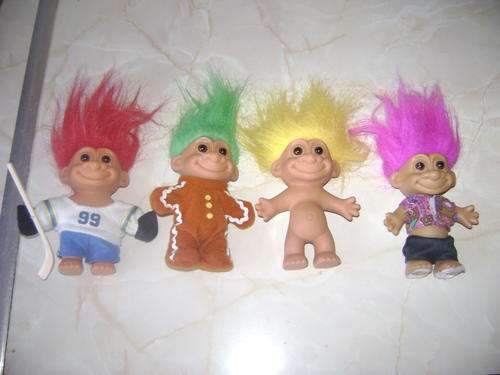 THESE 4X OLD TROLLS IN VERY GOOD CONDITION