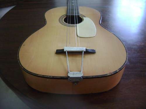 OLD GUITAR WITH STEEL REINFORCED NESK - VERY NICE SOUND