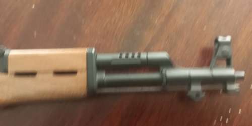 MINATURE IORN RIFEL AK 47 IN CARRY CASE