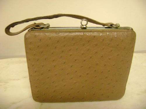 BEAUTIFUL OSTRIDGE SKIN HAND BAG