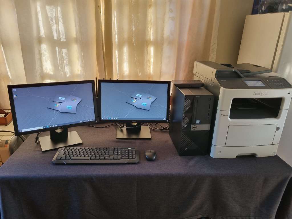 Dell Vostro 3668 i3 with Lexmark Laser Printer