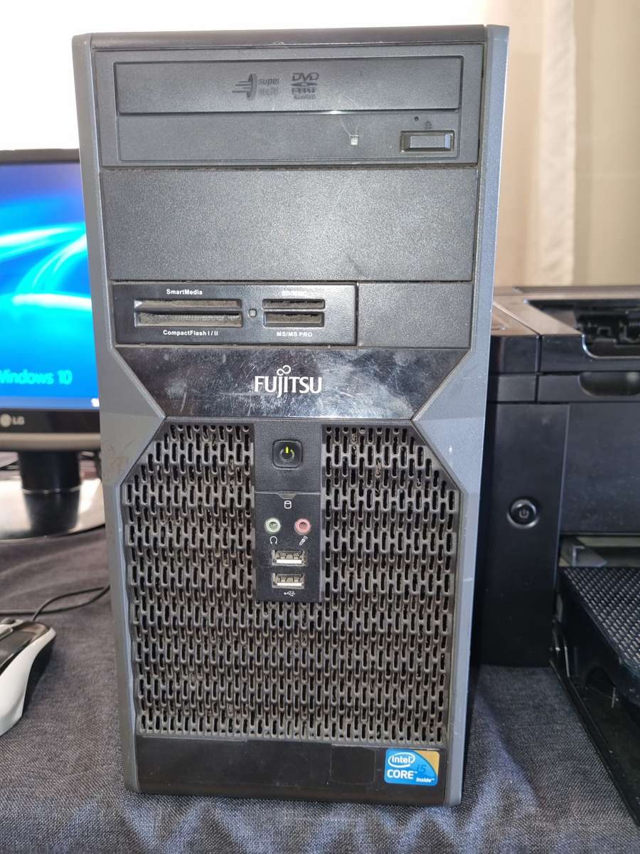 Fujitsu Intel® Core i5, 8GB RAM, 1TB, 2 Monitors, Printer