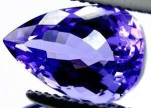 VVS [R4'000,00] TANZANITE - 0.25CTS PEAR STUNNING!!  APPRAISAL SUPPLIED