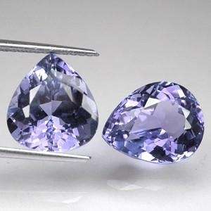 [R14'000,00] EYE CLEAN!! PEAR TANZANITES VS 1.02CTS COMBINED - IF BID ON ALL 6