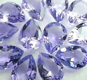 VVS 0.60CTS COMBINED PEAR CUT TANZANITES!!- IF BID ON 4 ON AUCTION