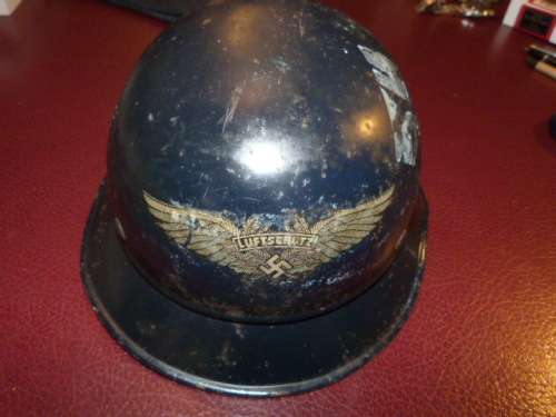WW2 Luftschutz Gladiator Funk (radio,wireless) helmet