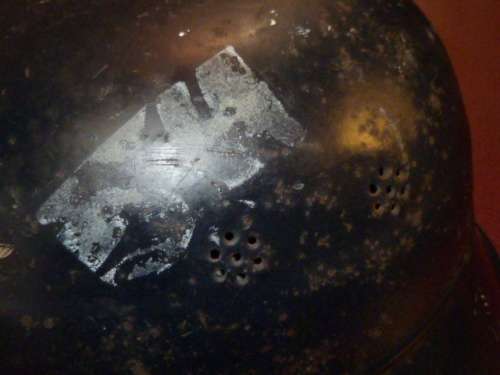 WW2 Luftschutz Gladiator Funk (radio,wireless) helmet