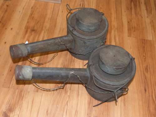 WW2 British Goose neck Oil can Runway Flares