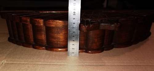 WW2 RAF/SAAF Wooden Eagle Trench Art Jewellry Box