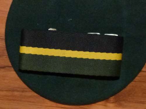 SADF Infantery Belt, Beret, Bokkop and balkie