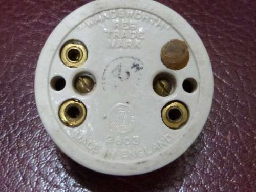 WW1 British Aircraft (Sopwith Camel) single pole magneto switch - see full description