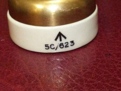 WW1 British Aircraft (Sopwith Camel) single pole magneto switch - see full description