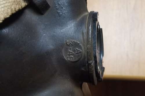 WW2 British RAF H-type Oxygen mask, dated 1945