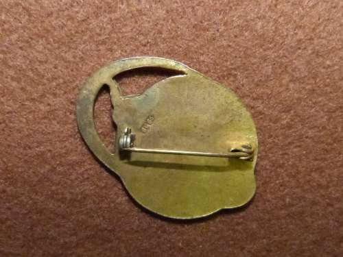 Vintage SAA Around teh World pin (Scarce)