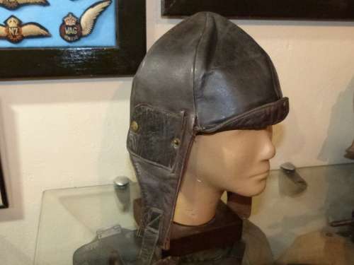 WW1 German Leather Flying Helmet