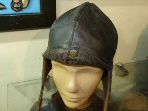 WW1 German Leather Flying Helmet