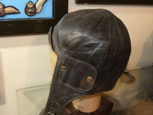 WW1 German Leather Flying Helmet