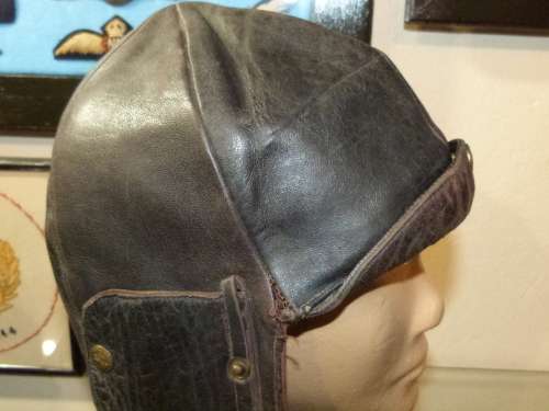 WW1 German Leather Flying Helmet
