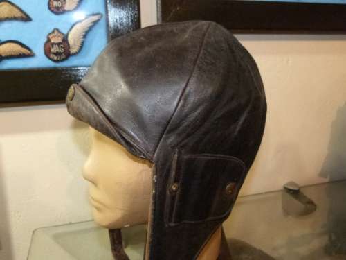 WW1 German Leather Flying Helmet