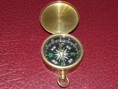 Vintage Brass Compass (WW2)
