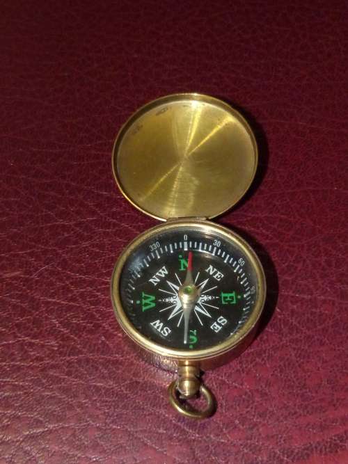 Vintage Brass Compass (WW2)