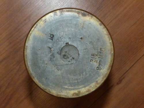 WW2 North Africa Trench Art Artillery Shell case