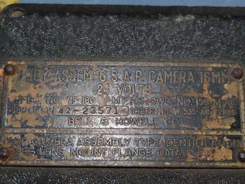 WW2 American Airforce P51/P47 Aircraft Gun Camera