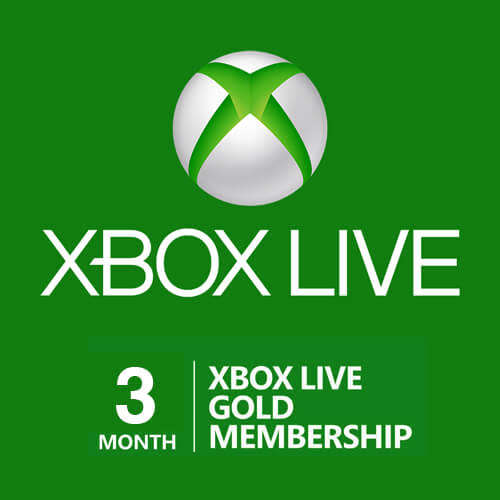 Xbox Live Gold 3 month (Xbox Live) Email Delivery!!