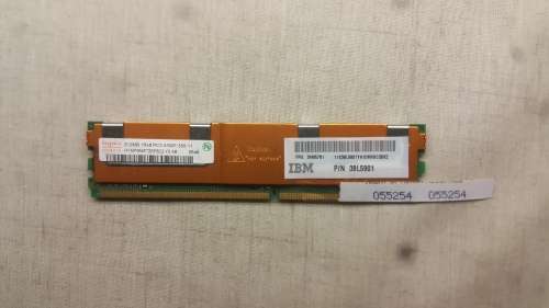 4GB (8x 512mb) Ram with heat shield - 1Rx8 PC2 - 5300F - 555 - 11 -