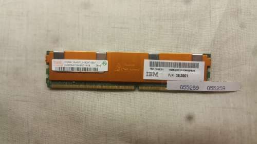 4GB (8x 512mb) Ram with heat shield - 1Rx8 PC2 - 5300F - 555 - 11 -