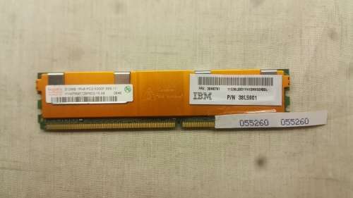 4GB (8x 512mb) Ram with heat shield - 1Rx8 PC2 - 5300F - 555 - 11 -