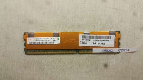 4GB (8x 512mb) Ram with heat shield - 1Rx8 PC2 - 5300F - 555 - 11 -