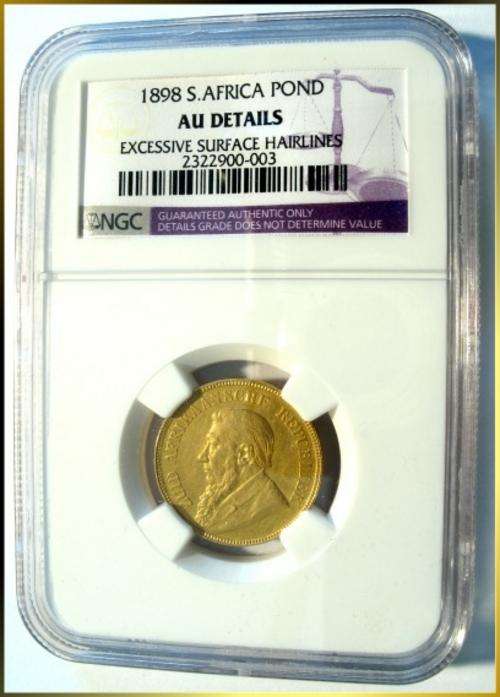 1898 - Gold Pond  ZAR - Au details
