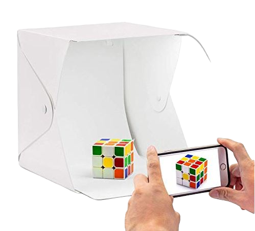 Mini Photo Lightbox - Portable, Foldable & LED Lighting