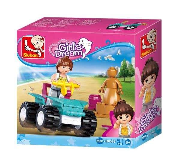 Sluban Girls Dream Quad Bike - 51 Piece (BOX DAMAGED)