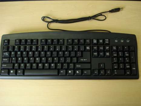 Black PS/2 Keyboard