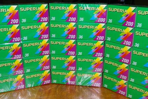 Films 35mm colour 36exp 200ASA Fujicolor Superia